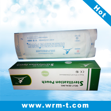 Self adhensive flat pouch Self Sealing Sterilization Pouch