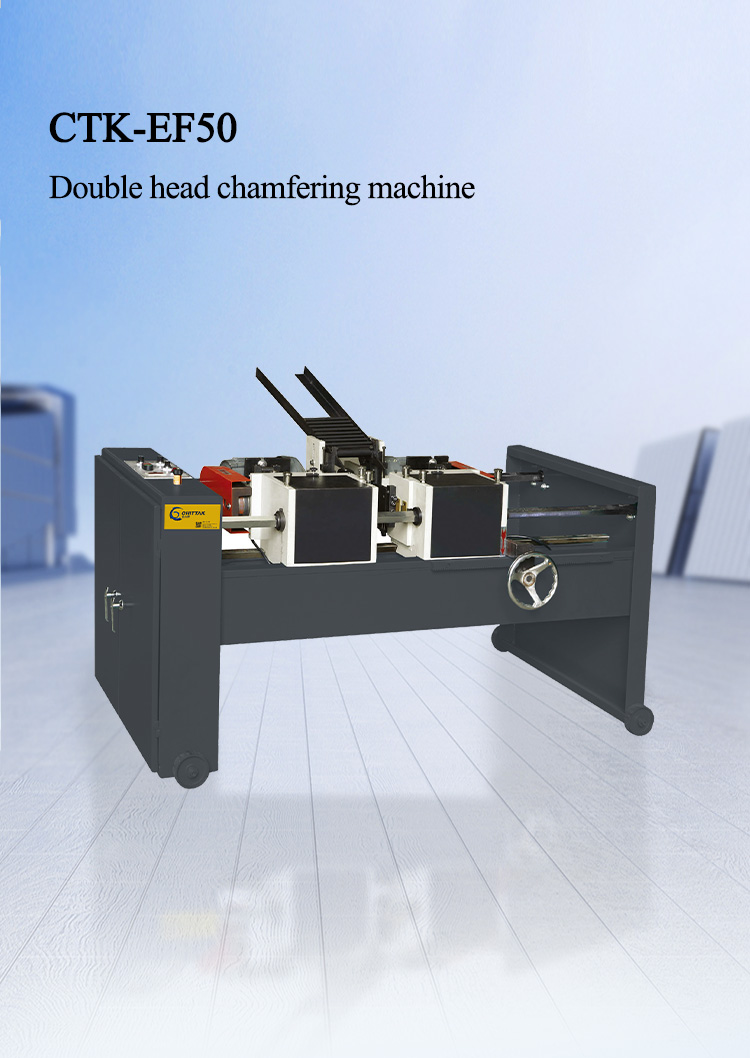 Double head chamfering machine