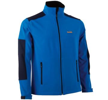 Navy blue with black Softshell Jacket