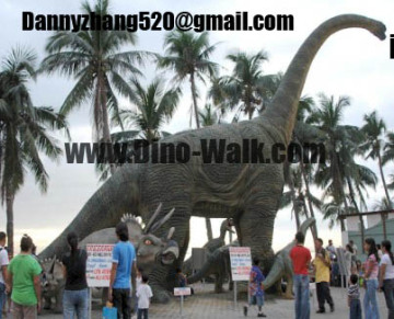 Fiberglass Dinosaurs-Exhibited Brontosaurus Sculpture