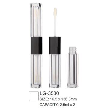 Square Empty Dual Head Lip Gloss Packaging LG-3530