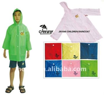 kids wholesale raincoat