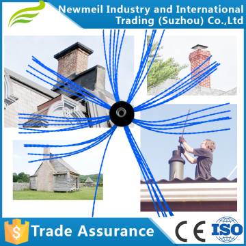 Factory supply drill driven long reach drain pipe Cleaning Brushes kit