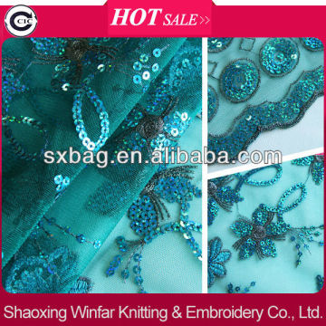 Mesh Plain Embroidery with Spangle