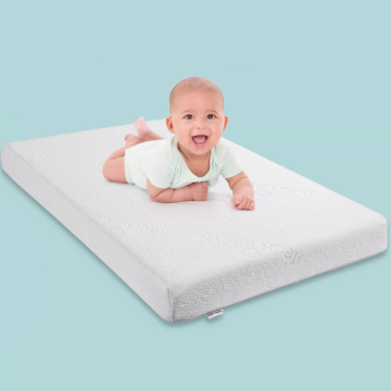 Organic Crib Mattress and Pad for Mini Cribs