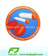Pvc rubber drink coaster round