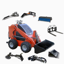 Luxin Cheapest Articulated Diesel Loader Back Filler Mini Skid Steer Loader