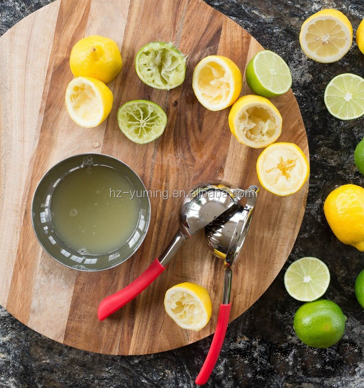stainless steel kitchen tools manual lemon squeezer, orange juicer, citrus press