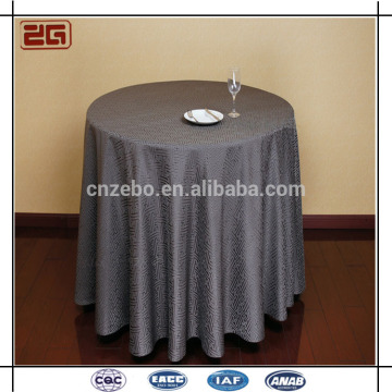 36x36 Oval Purple Customized Polyester Modern Banquet Table Cloth