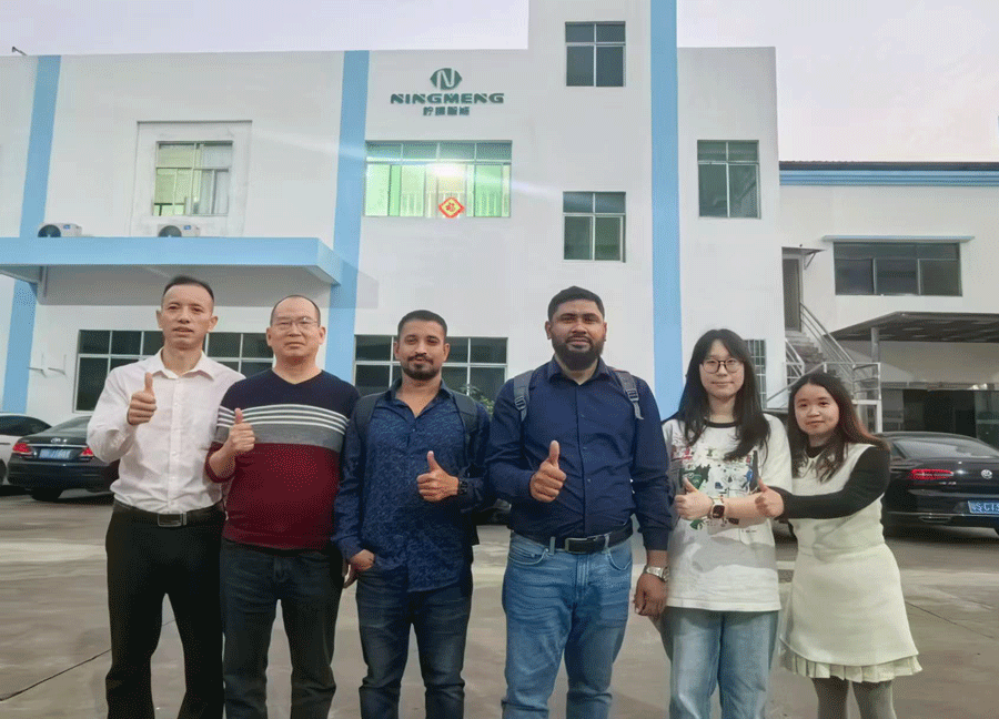 Bangladesh customers check automatic ribbon screen printing machine Bangladesh customers check automatic ribbon screen printing machine