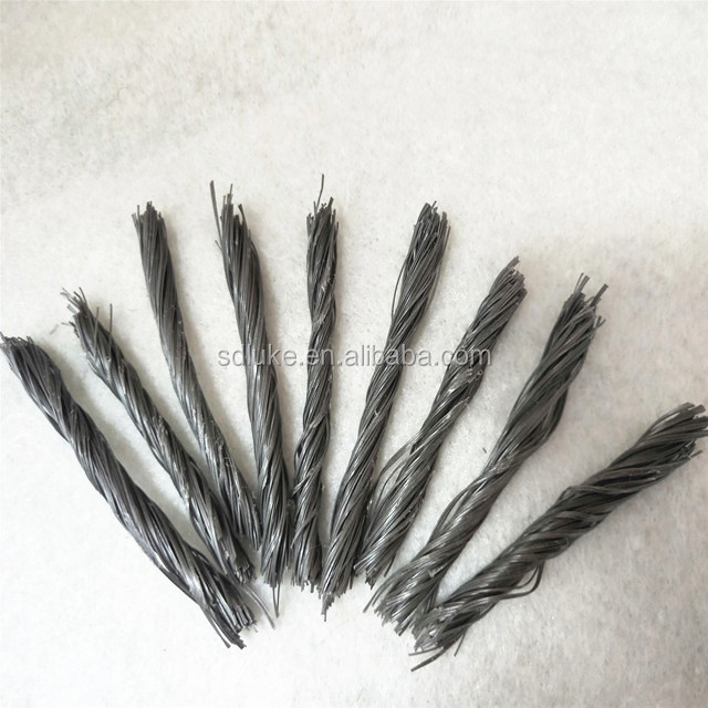 100% Polypropylene Stranded Fiber, Good Wear Resistance and High Strength Twist Fibers /PP Stranded Fiber