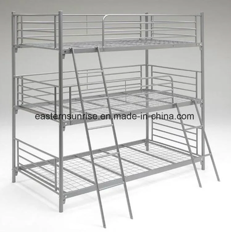 Metal Bunk Bed, up/Down Iron Frame for Adults' Labour Student Use