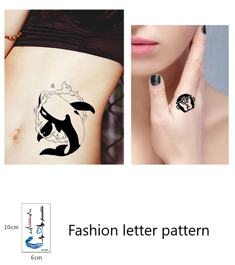 Tattoo Stickers Temporary Long Lasting Different Patterns for Beauty and Handsome