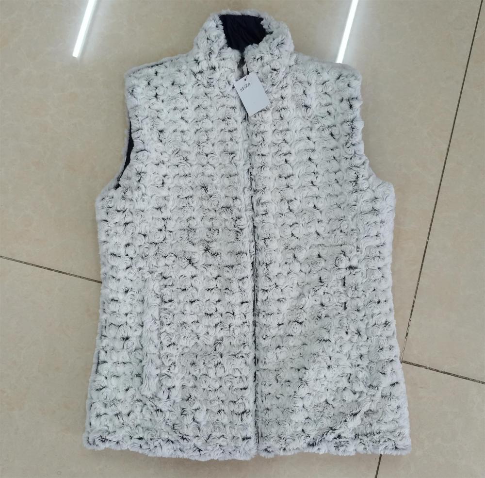 Reversible Fake Fur Casual Vest