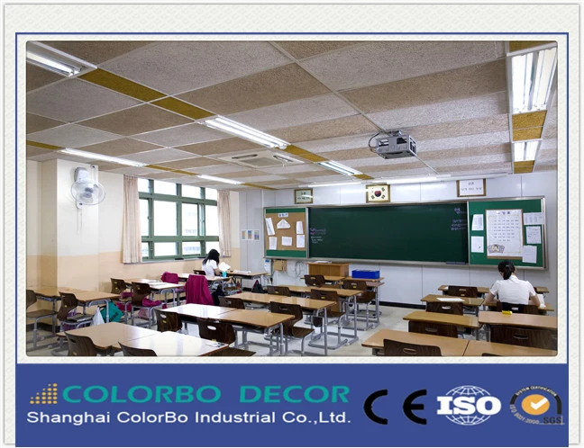 Fireproofing Wood Fiber Acoustic Wall Panel Board