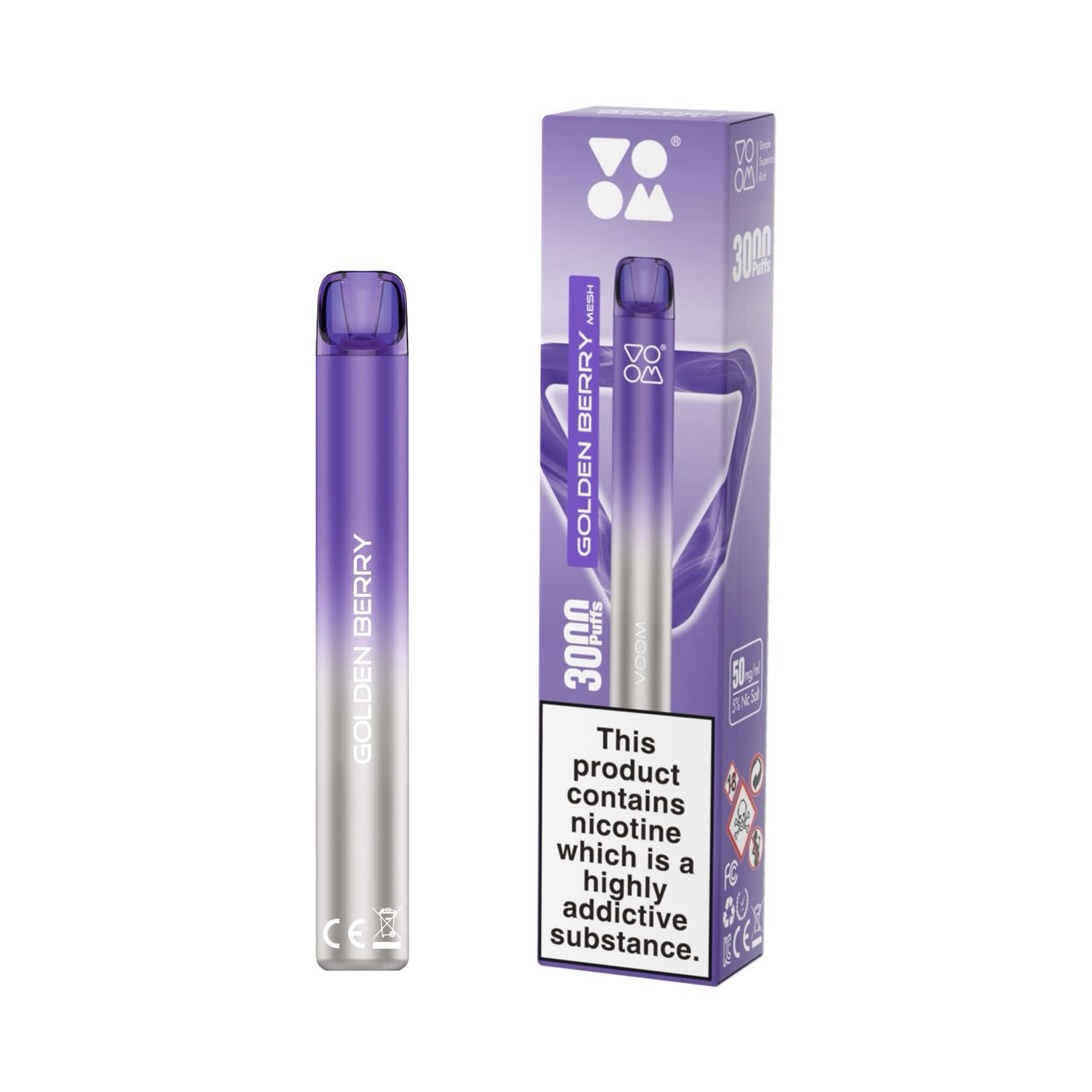 VOOM Mesh 3k sedutan-Golden Berry VOOM Mesh 3k puffs-Golden Berry