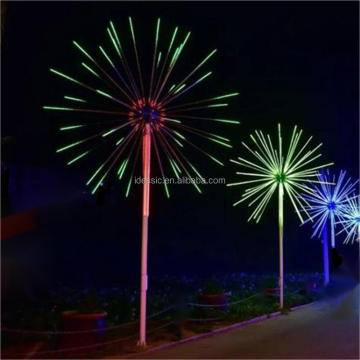 Commercial Christmas Park: Outdoor 3D Illuminated Fireworks Display Decoration