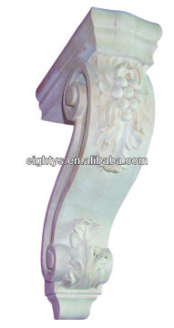 Hand carving decorative corbels