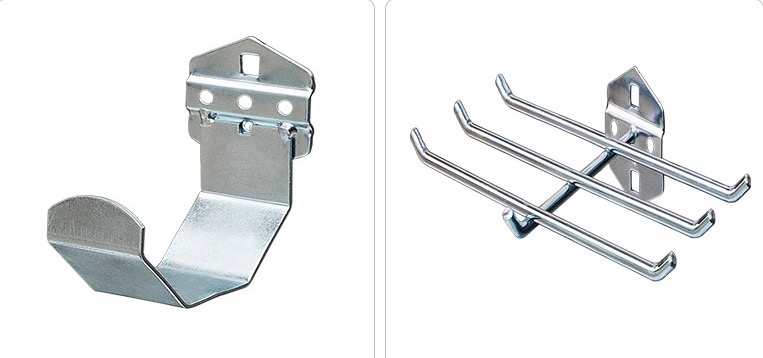 Multi Function pegboard  square hole perforated panels tool display hooks