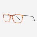 Super thin Full rim Square Acetate Male's Frames