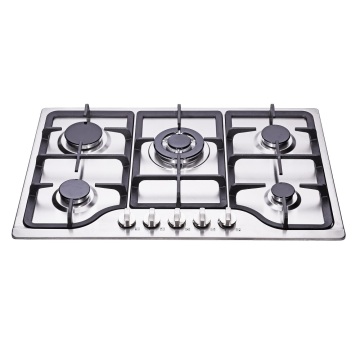 4 Burners Stainless Steel Cast Iron Gas Stove