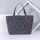 Geometric style PU leather handbag luminous bag