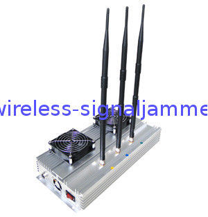 Handy Jammer Indoor 3 / 4 Bands High Power Gsm Cellphone Jammer For Prison Blocker Tg-101k