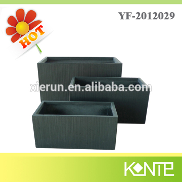 Fashion rectangular clay pottery