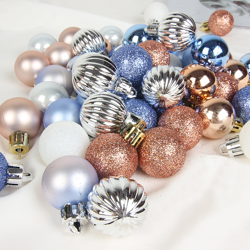 Assorted Pendant Set Christmas Balls Ornaments Xmas Tree Shatterproof Large Hanging Ball