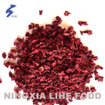 Red beet 10*10*10MM air dried purple beet flakes & powder