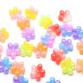 Wholesale 3D Gradient Flower Resin Cabochon Flatback Charm For Diy Craft Jewelry Accessory