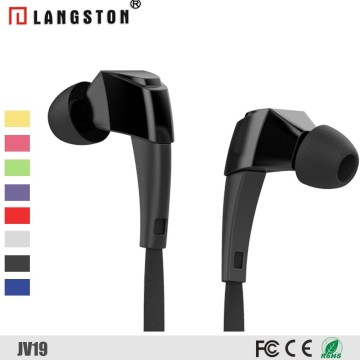 Various Colors Earphone with MIC Silicone Earbuds Langston Patented Product