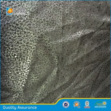 Tricot suede fabric --bronzing suede for garment