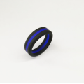 Custom 8mm Duotone Silicone Rings for Men Bands