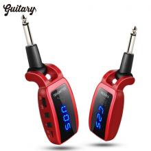 UHF Wireless Guitar System with Rechargeable Battery for Electric Bass Guitar