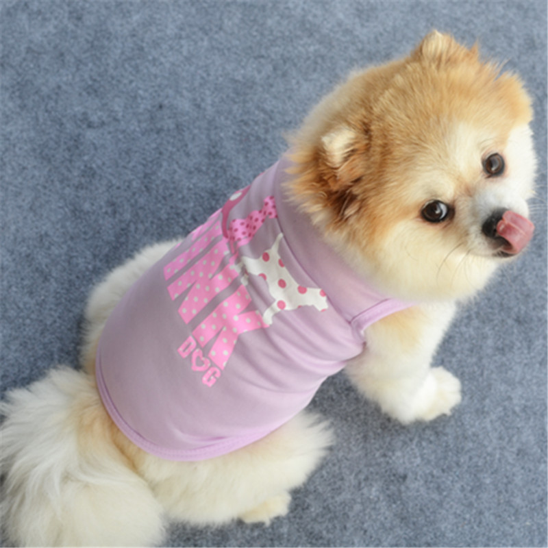 Pet Clothing Summer Breathable for Dogs Cool Polyester Vest Dog Clothes Vest Wholesale