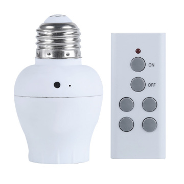 Electric Wireless Remote Control Lamp Holder with Screw Shell Base