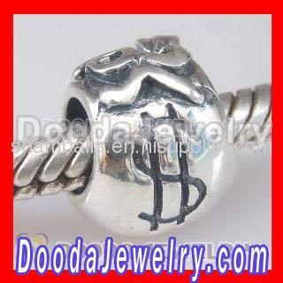 Sterling Silver European Purse Charms Beads For Sale 