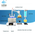 Distillation de distillation de la distillation courte de laboratoire