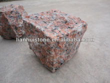 Chinese natural split maple red paving stone