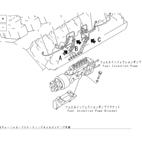 KOMATSU 6D125 PUMP INJECTION ENGINE 6150-71-1170