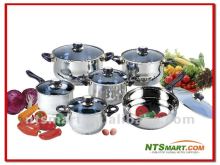 12PCS SET STAINLESS STEEL COOKWARE