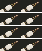 5pcs tips for electrocoagulation hemostatic double eyelid electric heating device Eyelid Tools