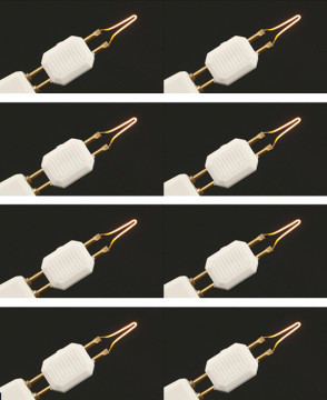 5pcs tips for electrocoagulation hemostatic double eyelid electric heating device Eyelid Tools