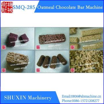 Commercial pop rice chocolate bar machine