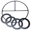 Tinh khiết graphite gasket xả đa tạp