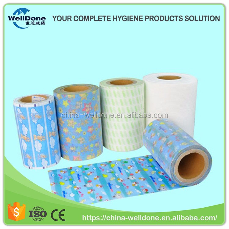 Honey baby diapers nonwoven frontal tape material for baby diaper