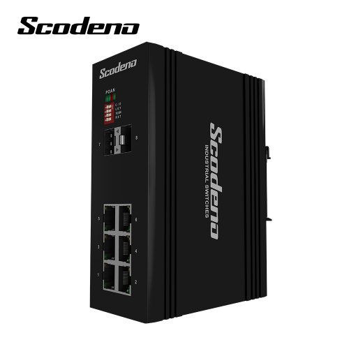 8 port Industrial PoE Unmanaged Switches Supplying