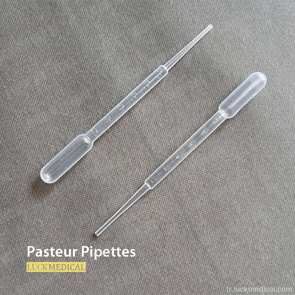 Tek kullanımlık plastik Pasteur Pipet Bertarafı