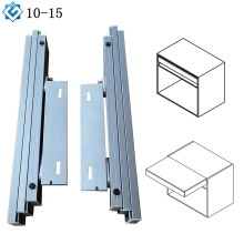 Aluminum Telescoping Folding Table for Kitchen and Dining Room